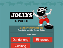 Tablet Screenshot of gojollys.com.au